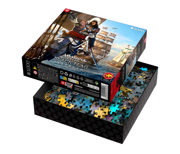 Merch Gaming Puzzle: Assassin's Creed Black Flag Resynced, 1000 el - 1525074 - zdjęcie 3